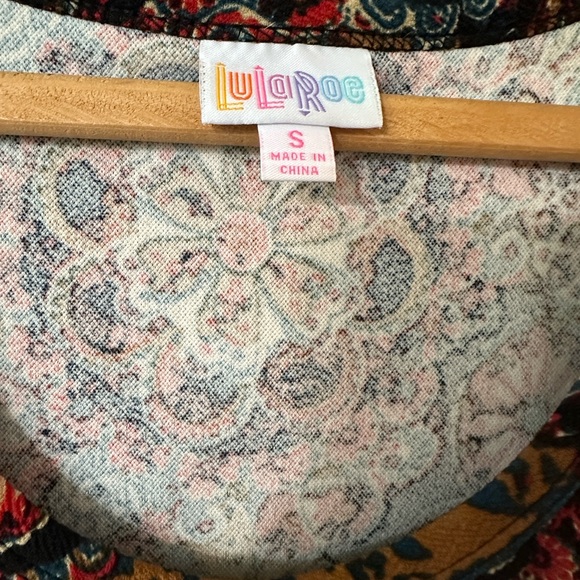 LuLaRoe Paisley Dress Simply Comfortable Tunic Colorful Preowned women’s small - Picture 3 of 8